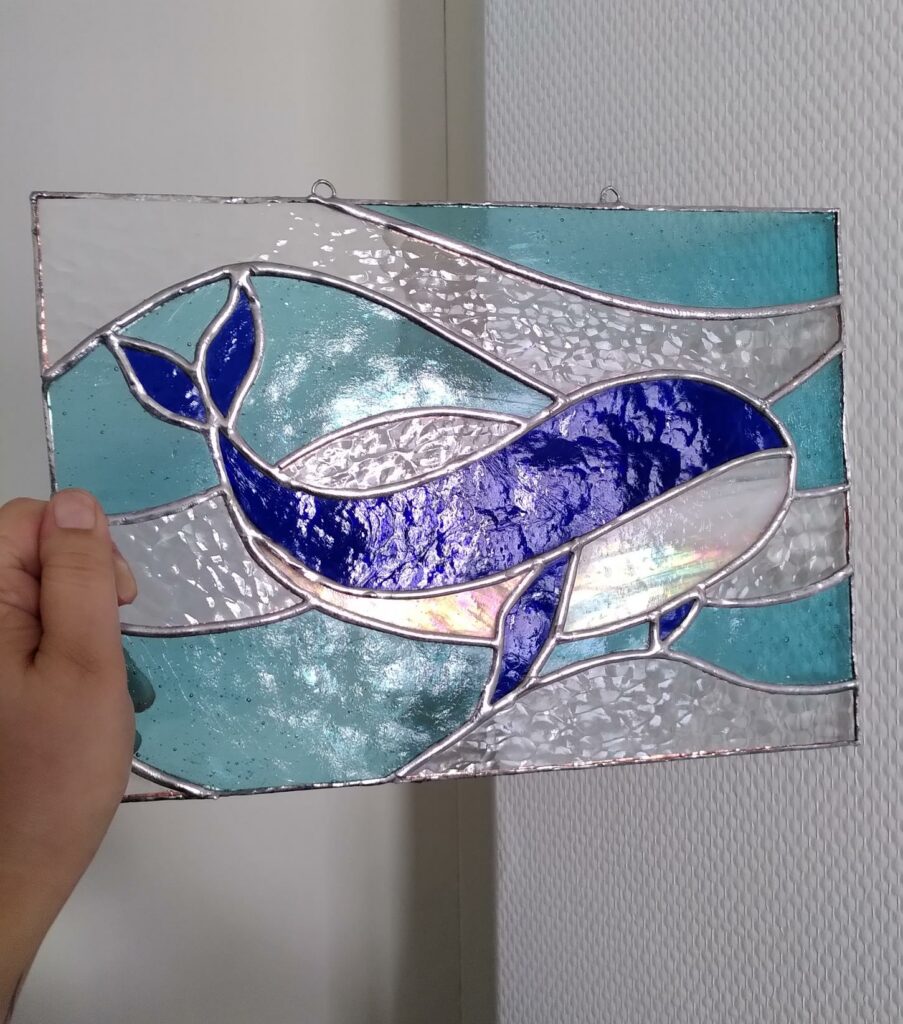 Vitrail baleine