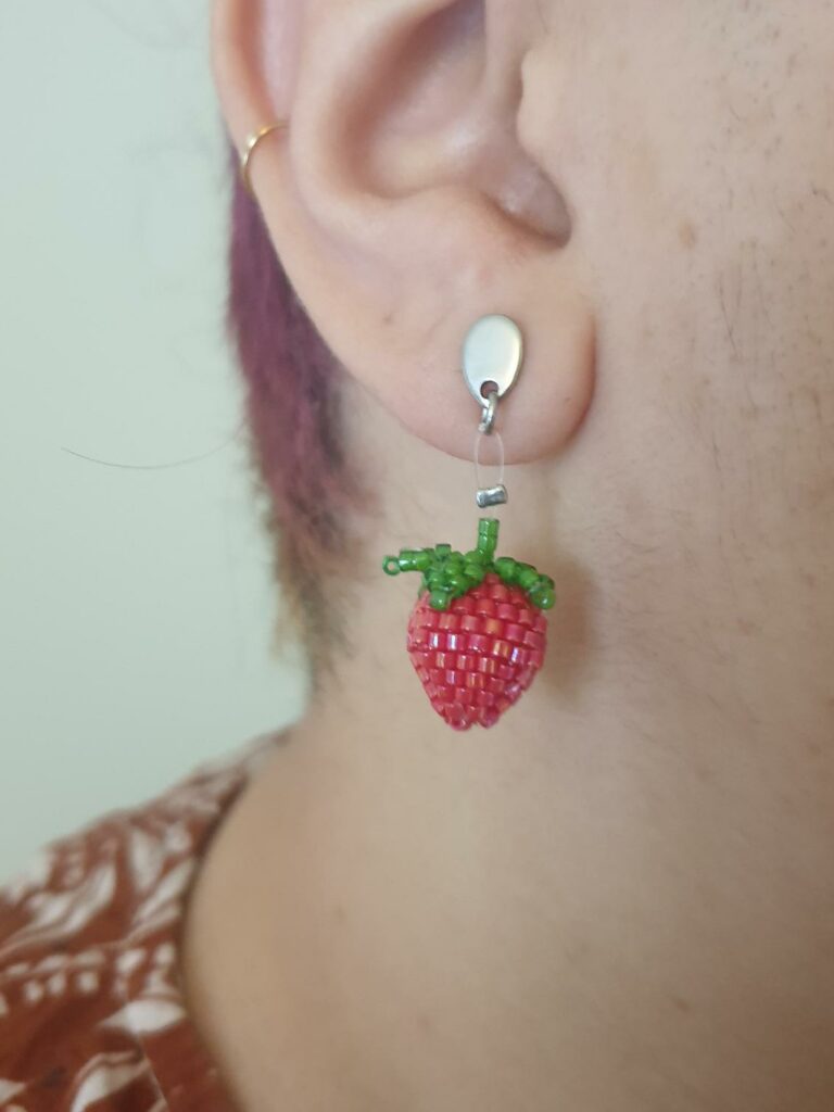 Fraise en perles