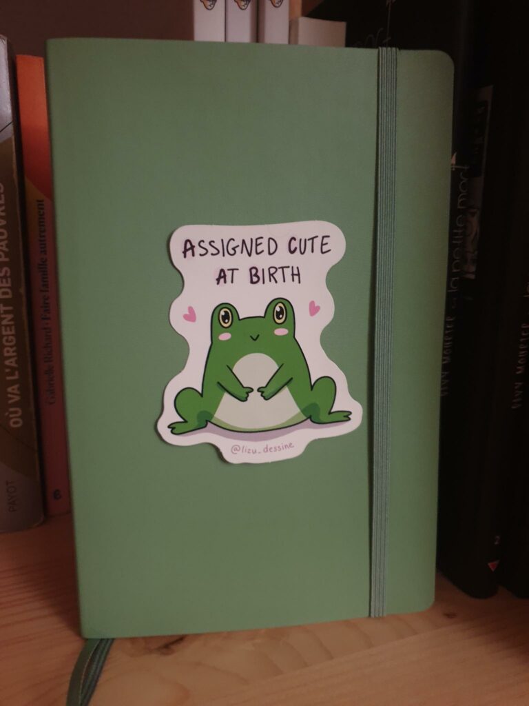 Assigned cute at birth - sticker