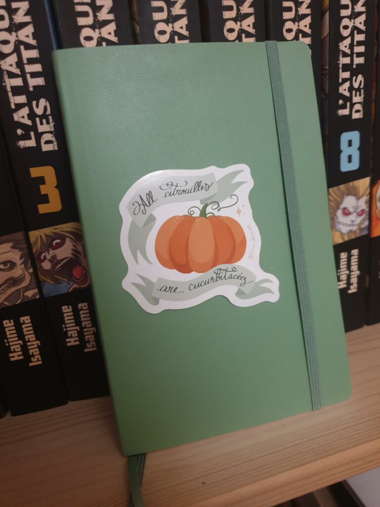 All citrouilles are cucurbitacées - sticker